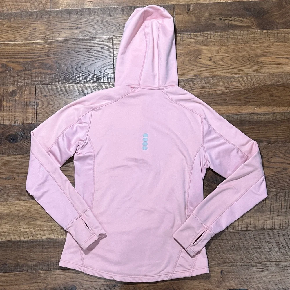 Nike Women's Light Pink Half-Zip Hoodie - Picture 4 of 6